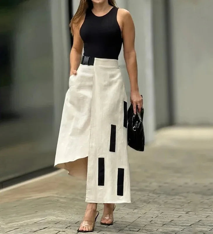 Conjunto feminino casual com saia longa e top. Estilo e conforto para o verão. Descubra agora, Conjunto, Conjunto Alfaiataria Feminino, Conjunto Feminino, Conjunto Feminino Social, Conjunto Feminino Blusa e Short, Conjunto Feminino Calça e Blusa, Loja Aiella