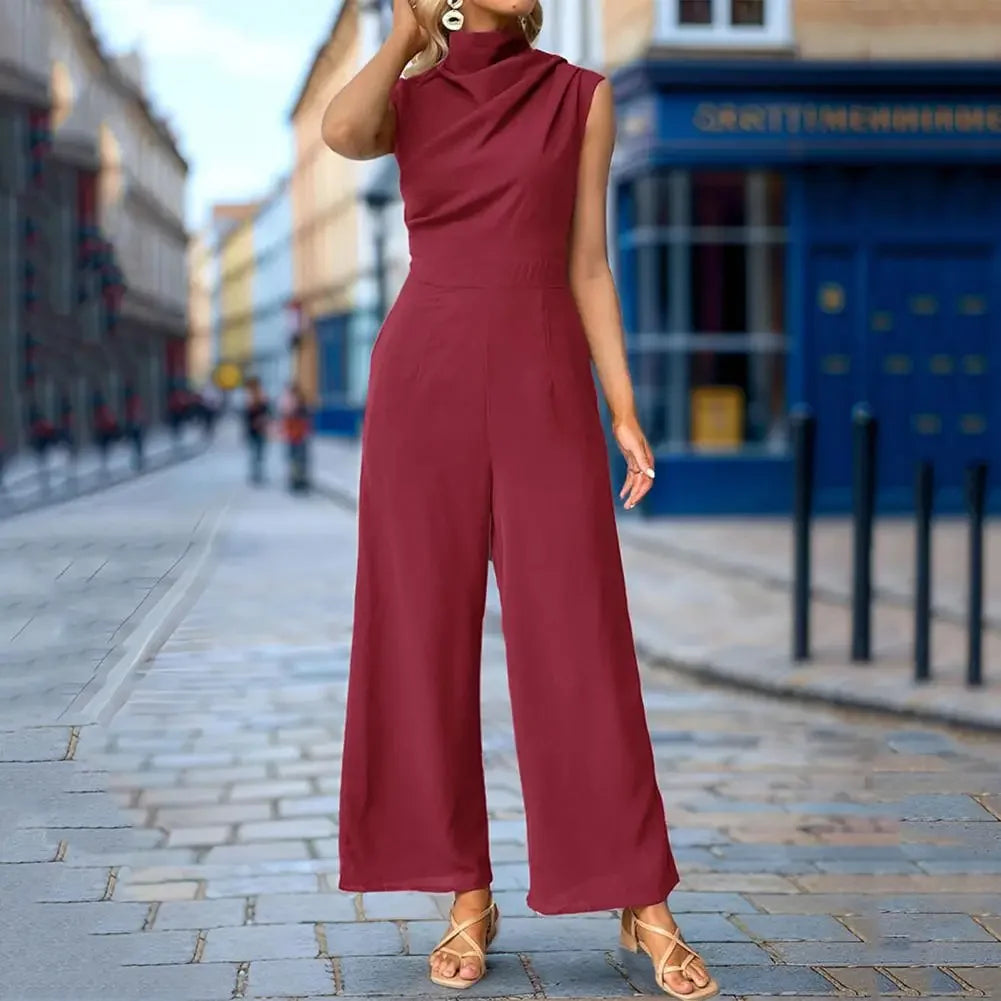 Descubra o Macacão Feminino Elegante com Gola Alta e Perna Larga. Perfeito para o verão, combina conforto e estilo. Confira, Macacao, Macacao Feminino, Macacao Longo Feminino, Macacao Branco, Macacao Jeans Femininas, Macacao Feminino Social, Macacao Farm, Loja Aiella