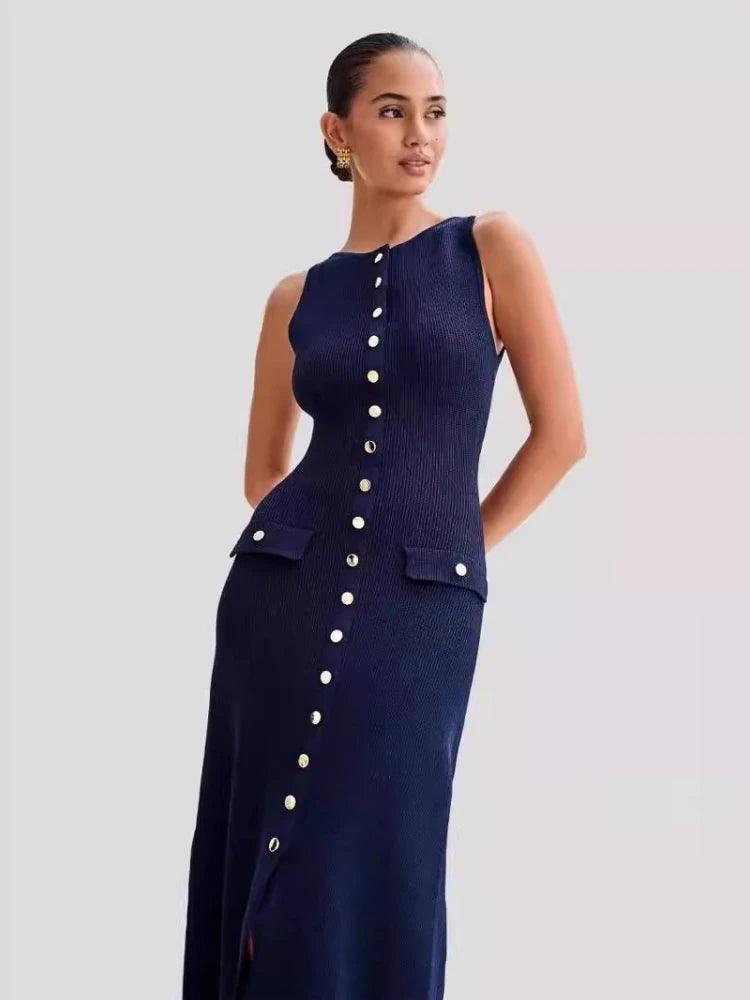 Vestido feminino sem Manga com Botões, Vestido Feminino, Moda Feminina, Vestido Casual, Estilo Elegante, Look de Verão, Tendência de Moda, Peça Versátil, Roupas Confortáveis, Vestido Chic, Fashionista, Vestidos, Vestidos de Noiva, Vestidos de Festa, Vestidos Longos, Vestidos Midi, Vestidos Farm, Vestidos Feminino, Loja Aiella