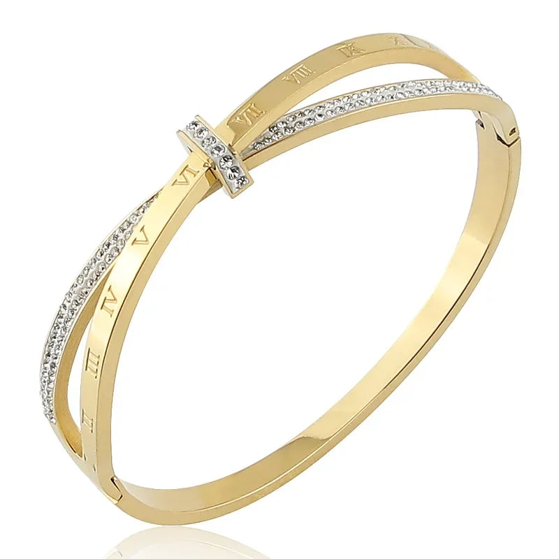 Pulseira Imperial, Pulseira Luxuosa, Pulseira com Pedras Brilhantes, Acessórios de Moda, Joias Femininas, Acessórios Elegantes, Pulseira para Festas, Moda Feminina, Aiella