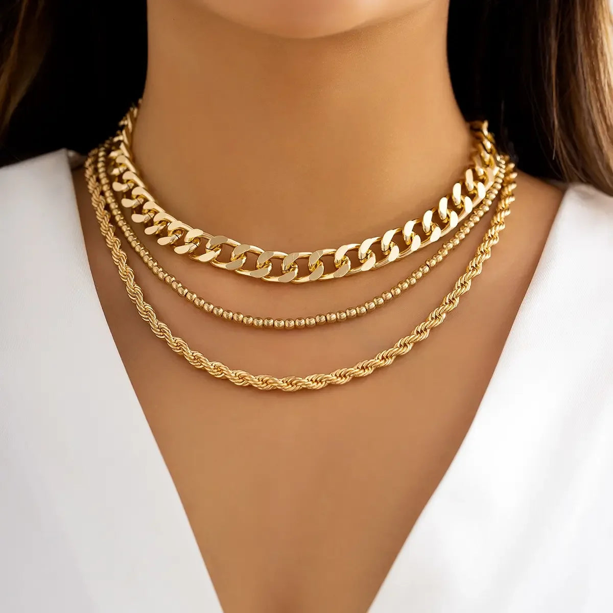 Colar Urban Mix, Aço Inoxidável, Acessórios de Moda, Colar, Colar Feminino, Joias Modernas, Colar Estiloso, Acessórios Urbanos, Colar, Colar Feminino, Colar Feminina, Colar Feminino de Prata, Colar Feminino de Ouro, Colar Feminino Prata, Colar Feminino Ouro, Loja Aiella