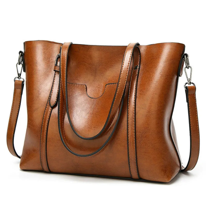 Bolsa De Couro, Bolsa De Couro Legitimo, Estilo Vintage, Elegância, Durabilidade, Moda Retrô, Acessório Feminino, Clássico, Bolsa Feminina, Aiella
