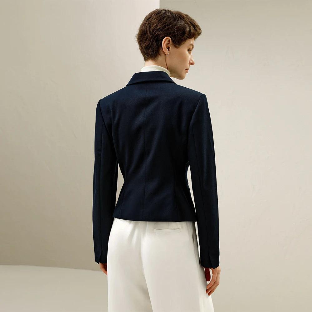 Blazer Transpassado com Botões, Blazer Feminino de Alfaiataria, Blazer Feminino, Blazer de Botão Loja Aiella