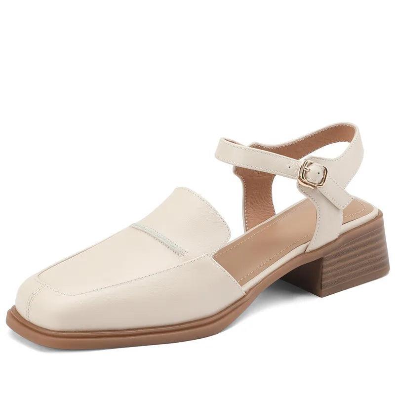 Sandálias de Couro com Fivela, Sapato Casual, Moda Confortável, Estilo Sofisticado, Calçado Feminino, Conforto e Estilo, Roupas Versáteis, Peça Atemporal, Tendência de Moda, Sandália Elegante, Design Chic, Sandália, Sandália Feminina, Sandália Anabela, Rasteira Sandália	Plataforma Sandália, Sandália Rasteira, Loja Aiella