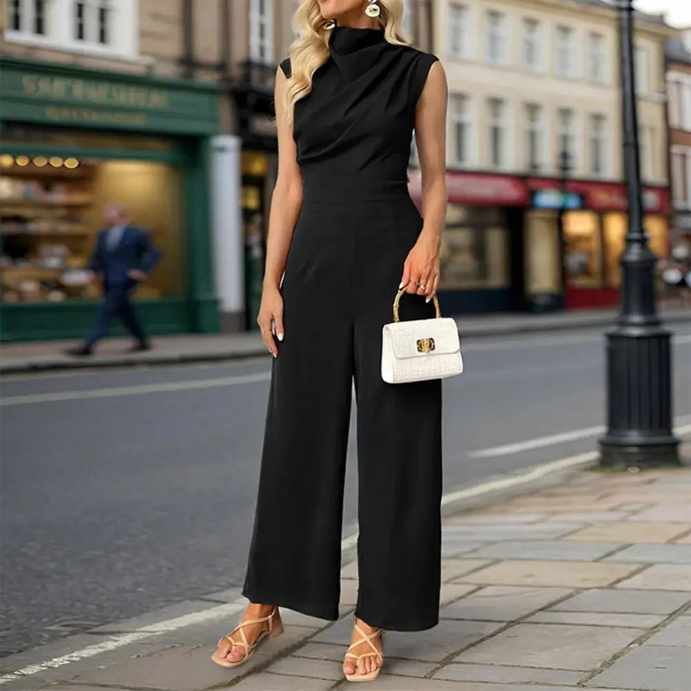 Descubra o Macacão Feminino Elegante com Gola Alta e Perna Larga. Perfeito para o verão, combina conforto e estilo. Confira, Macacao, Macacao Feminino, Macacao Longo Feminino, Macacao Branco, Macacao Jeans Femininas, Macacao Feminino Social, Macacao Farm, Loja Aiella