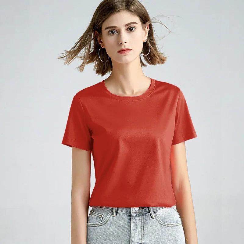 Camisa de Algodão Gola Redonda, Moda Confortável, Estilo Casual, Roupas Femininas, Conforto e Estilo, Peça Versátil, Tendência de Moda, Look Sofisticado, Camisa Feminina, Design Atemporal