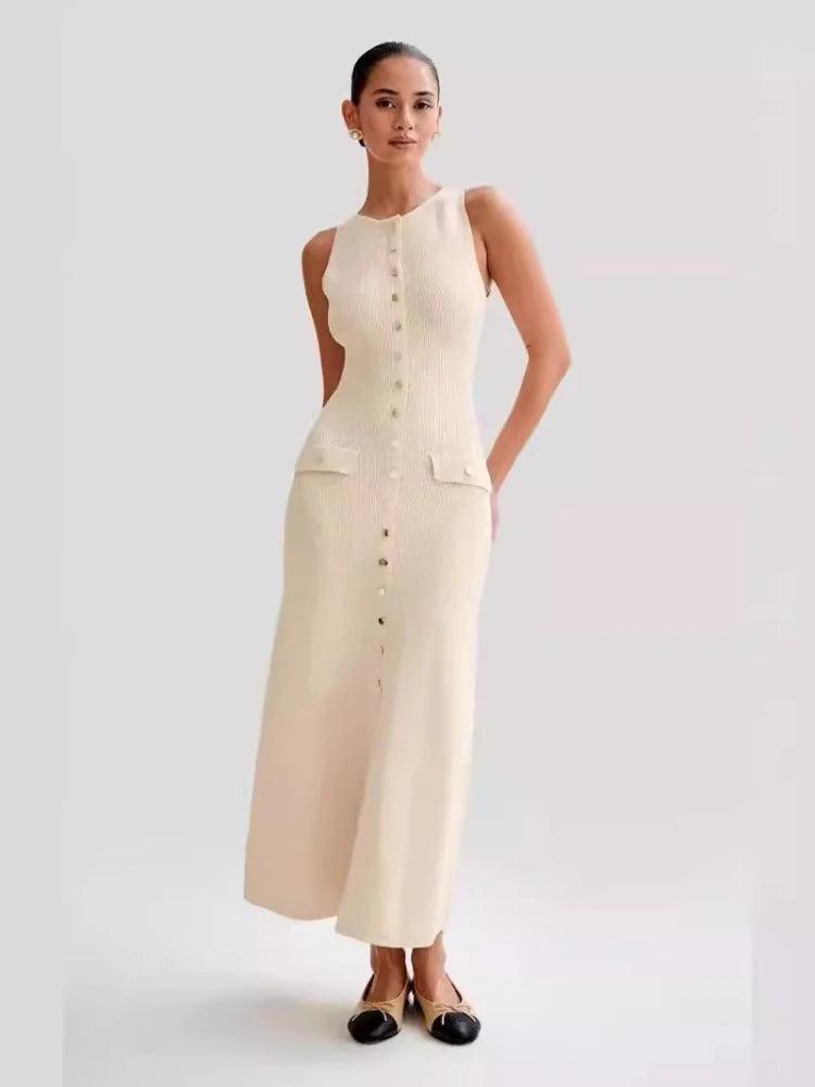 Vestido feminino sem Manga com Botões, Vestido Feminino, Moda Feminina, Vestido Casual, Estilo Elegante, Look de Verão, Tendência de Moda, Peça Versátil, Roupas Confortáveis, Vestido Chic, Fashionista, Vestidos, Vestidos de Noiva, Vestidos de Festa, Vestidos Longos, Vestidos Midi, Vestidos Farm, Vestidos Feminino, Loja Aiella